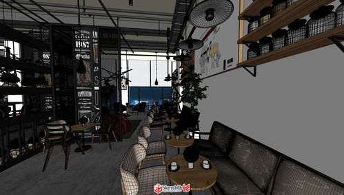 沫恋喜茶欧式室内装饰设计 从SU模型库到SketchUp吧中文门户的全方位设计资源整合